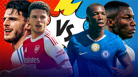 Rice vs Caicedo: Ai là tiền vệ xuất sắc nhất Premier League hiện nay?